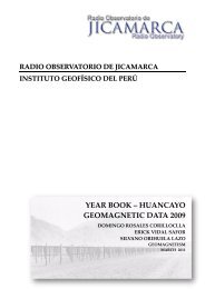 Radio Observatorio de Jicamarca - Instituto GeofÃ­sico del PerÃº