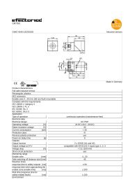 GM705S Inductive sensors GIMC-4045-US/2OSSD Made in ...