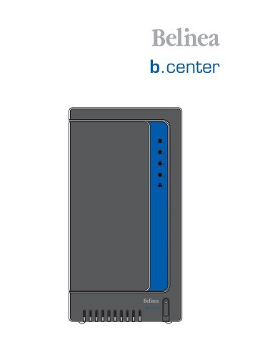 Belinea b.center Software Manual - MaxData