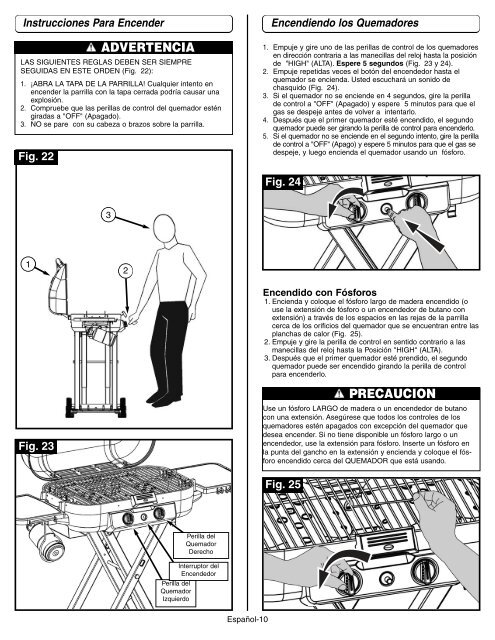 advertencia - Grill-Repair.com