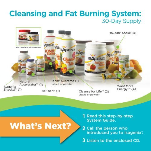 Printable Flyer Buy Isagenix 9 Day Cleanse