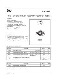 HIGH EFFICIENCY FAST RECOVERY RECTIFIER DIODES