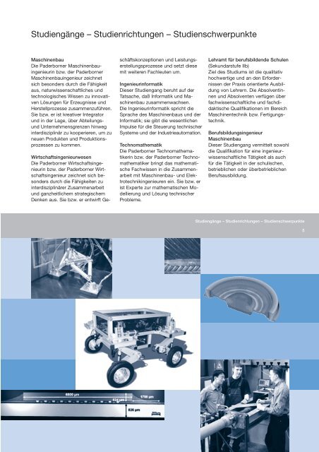 Fachbereich Maschinentechnik - Fakultät für Maschinenbau ...