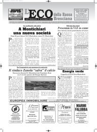 Giornale Eco - Eco della Bassa Bresciana
