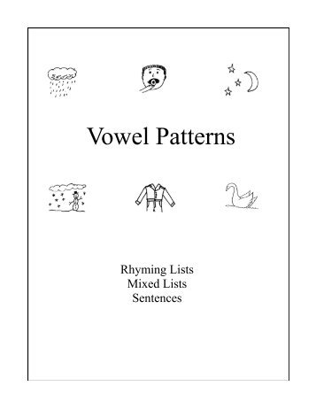 Vowel Patterns - Sound City Reading