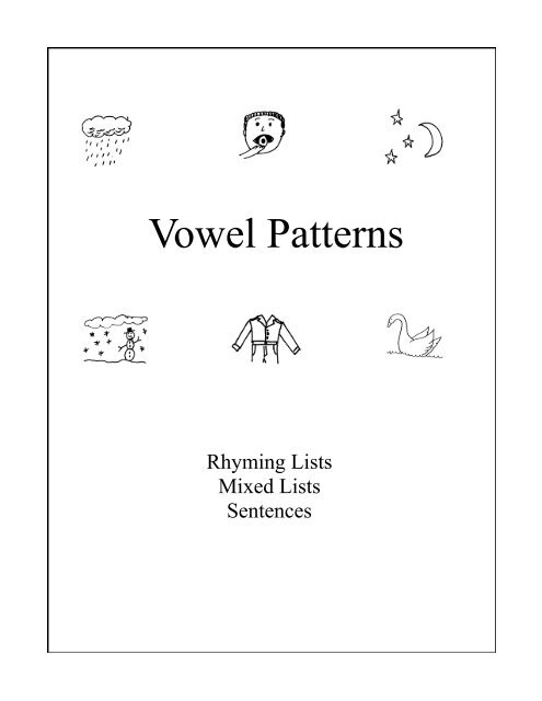 Vowel Patterns - Sound City Reading