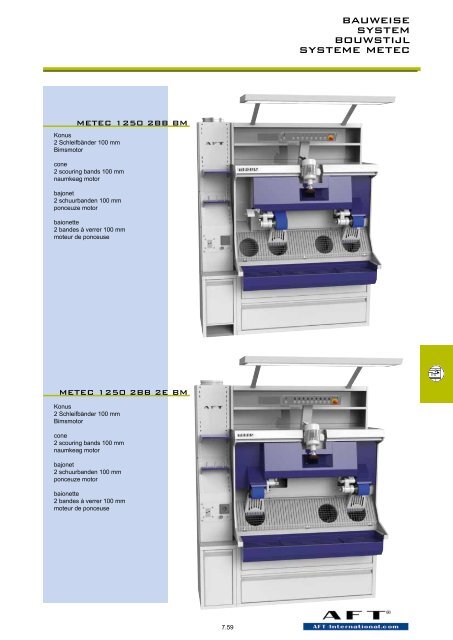 Schleif- FrÃ¤s- Polier-Maschinen - AFT International GmbH