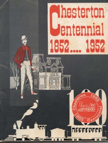 Chesterton Centennial, 1852-1952 - Porter County, Indiana