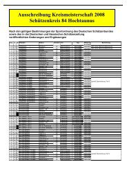 Ausschreibung Kreismeisterschaft 2008 Schützenkreis 84 ... - 1Blu