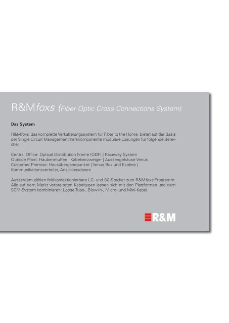 R&Mfoxs System (R179936)