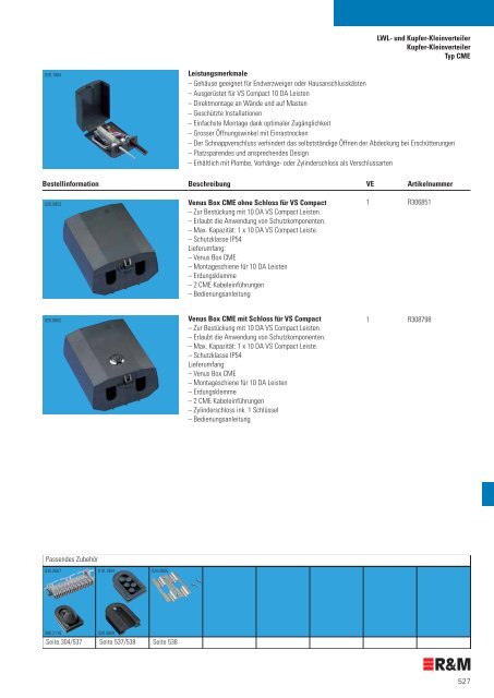 LWL- und Kupfer-Kleinverteiler - R&M