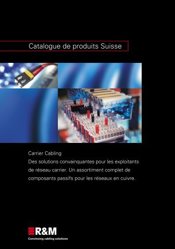 Catalogue de produits Suisse - R&M