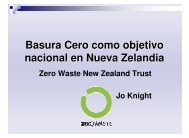 Basura Cero como objetivo nacional en Nueva Zelandia - Zero Waste