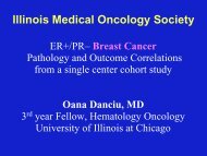 Illinois Medical Oncology Society - Association of Community ...