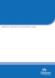 Annual report and accounts 2009 (PDF) - Coventry Building Society