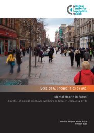 Section 6. Inequalities by age - Glasgow Centre for Population Health