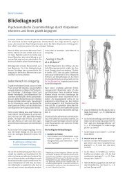 Blickdiagnostik - Rebalancing Schule München