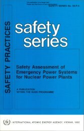 SAFETY P R A C TIC E S - gnssn - International Atomic Energy Agency