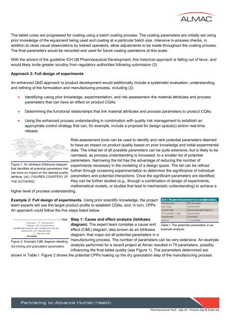 Strategic Approaches to Process Optimization and Scale-up - Almac