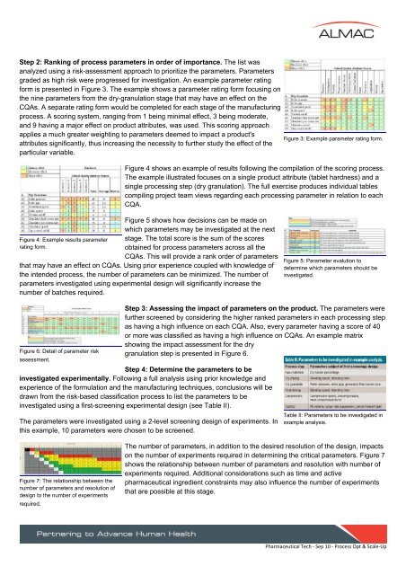 Strategic Approaches to Process Optimization and Scale-up - Almac