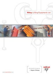 Riley Lifting clamps - Rigmarine