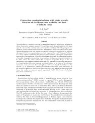 Convective constraint release with chain stretch - Stanford University