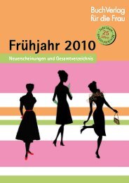 Frühjahr 2010 - Buchverlag für die Frau