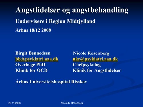 angst - Region Midtjylland