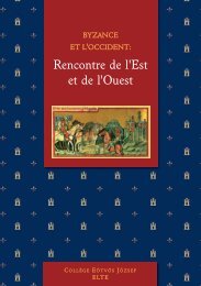 Rencontre de l'Est et de l'Ouest - ELTE Eötvös József Collegium