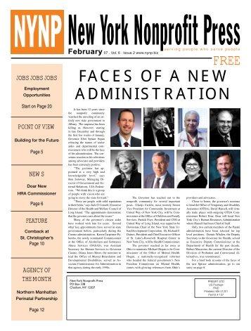 February Edition 2007 - New York Nonprofit Press