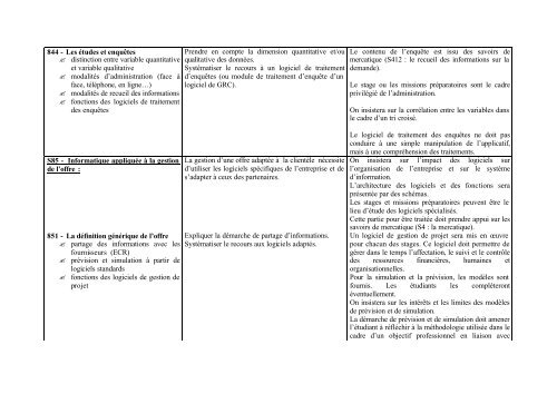 S8 - INFORMATIQUE COMMERCIALE Les savoirs de l'Informatique ...