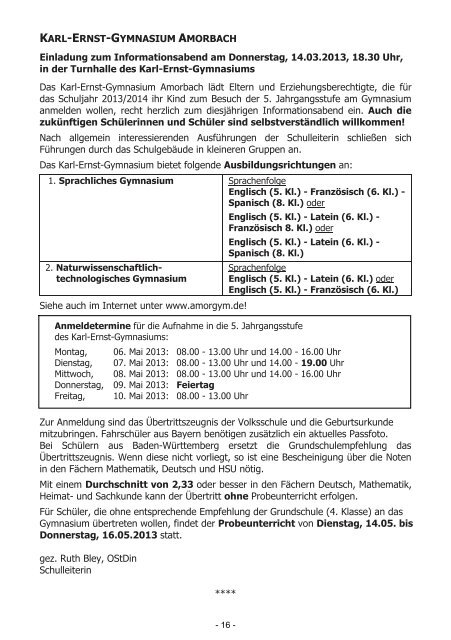 GroÃheubacher Nachrichten Ausgabe 04-2013 - STOPTEG Print ...