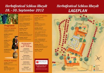 Herbstfestival Schloss Rheydt 28. -30. September 2012