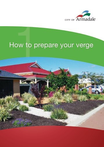 Fact Sheet 1: How to prepare your verge (PDF ... - City of Armadale