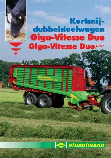 Strautmann opraap-snij en doseerwagen Giga Vitesse