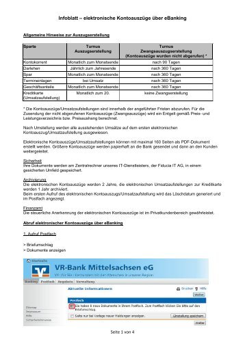Infoblatt - VR-Bank Mittelsachsen eG