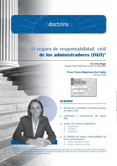 el seguro de responsabilidad civil de los administradores (d&o)