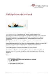 Richtig dehnen (stretchen) - Comfort Coaching
