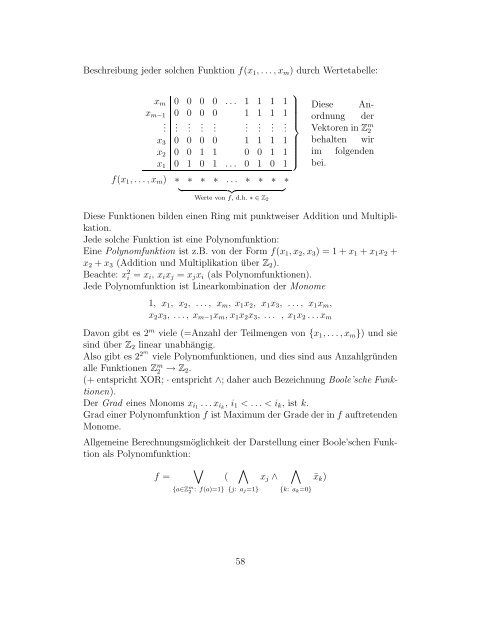 Codierungstheorie - Diskrete Mathematik - UniversitÃ¤t TÃ¼bingen