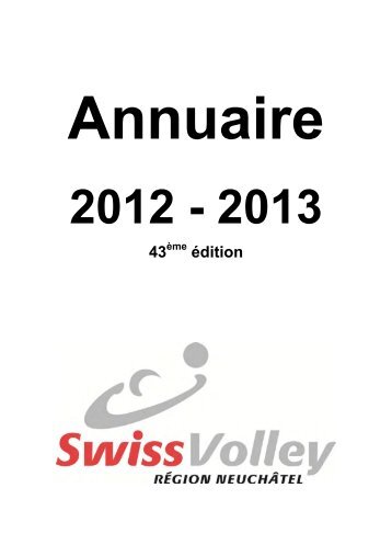 loisirs Â» 2012-2013 - Swiss Volley RÃ©gion NeuchÃ¢tel