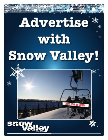 Chairlift Advertising - Snow Valley