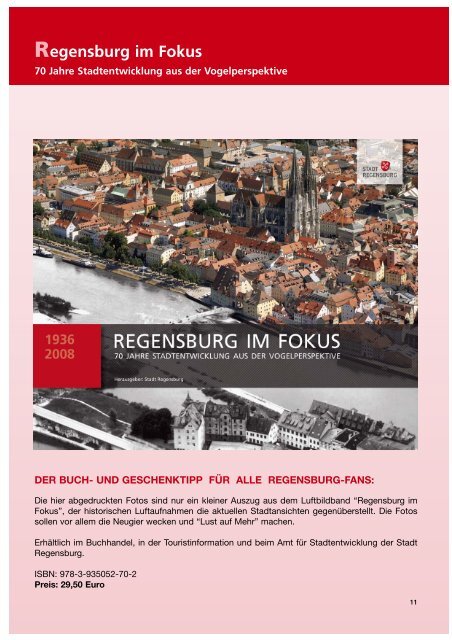 Regensburg im Fokus --- 70 Jahre Stadtentwicklung aus der ...