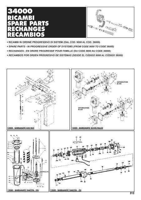 34000 ricambi spare parts rechanges recambios - Saimatic