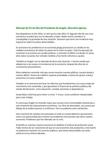 Texto completo del discurso de Marcelino Iglesias (PDF)