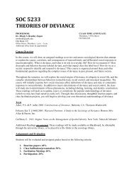 THEORIES OF DEVIANCE