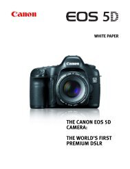 Canon USA white paper - Canon Professional Network