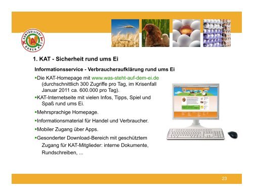 KAT Sicherheit rund ums Ei - Was steht auf dem Ei?