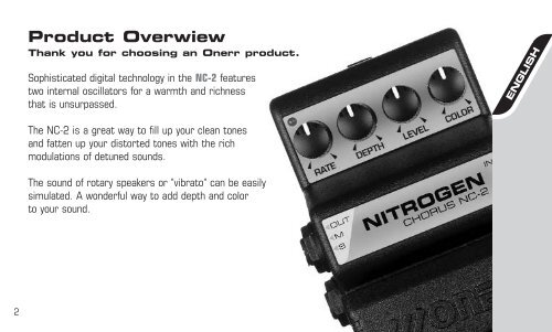 EFFECTS NITROGEN CHORUS NC-2 - onerr