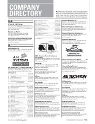 COMPANY DIRECTORY - Interference Technology