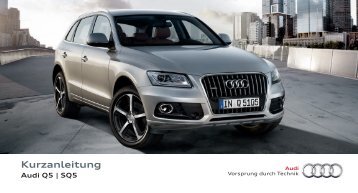 Kurzanleitung Q5 - PDF (1 MB) - Audi